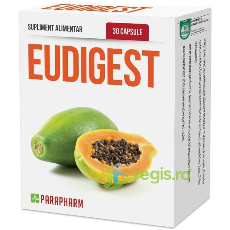 Eudigest 30cps — reducere 25% de la 37,5 lei la 28,12 lei
