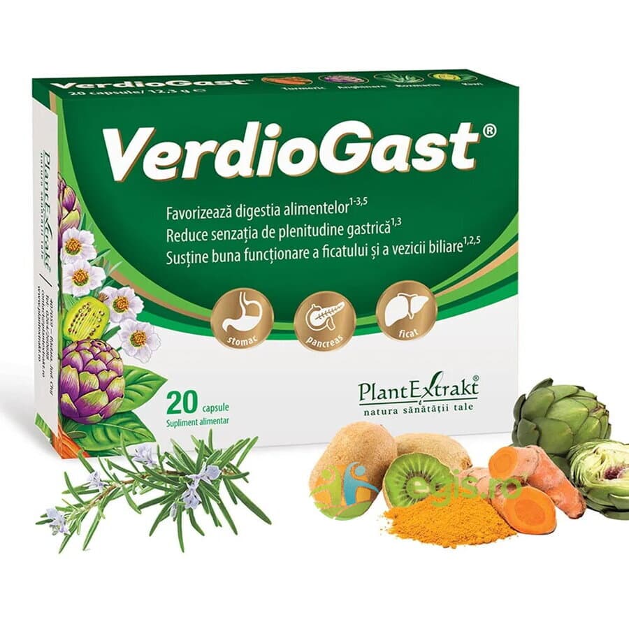 Verdiogast 20cps — reducere 40% de la 39,41 lei la 23,65 lei