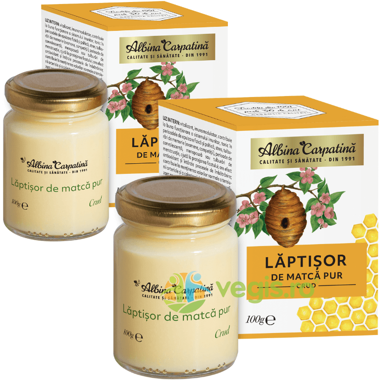 Pachet Laptisor de Matca Pur 100g+100g — reducere 30% de la 221,8 lei la 155,26 lei