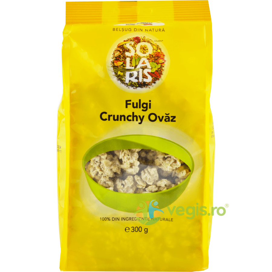 Fulgi Crunchy Ovaz 300g — reducere 30% de la 17,9 lei la 12,53 lei
