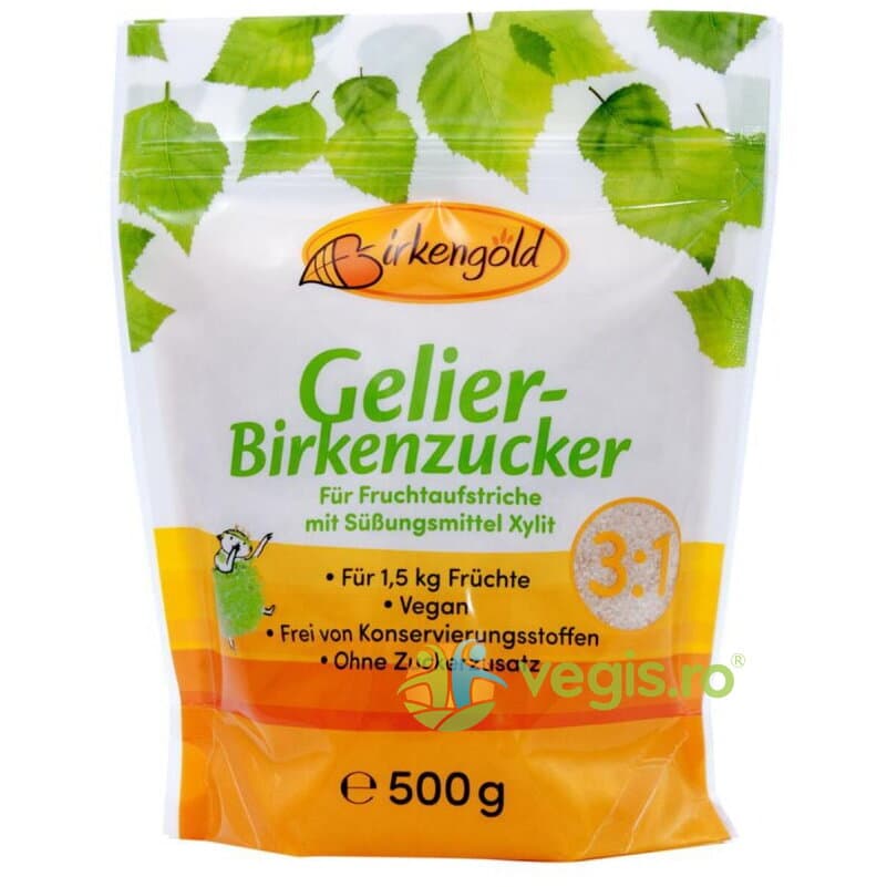 Gelifiant cu Zahar de Mesteacan 3:1 500g — reducere 40% de la 60,09 lei la 36,05 lei
