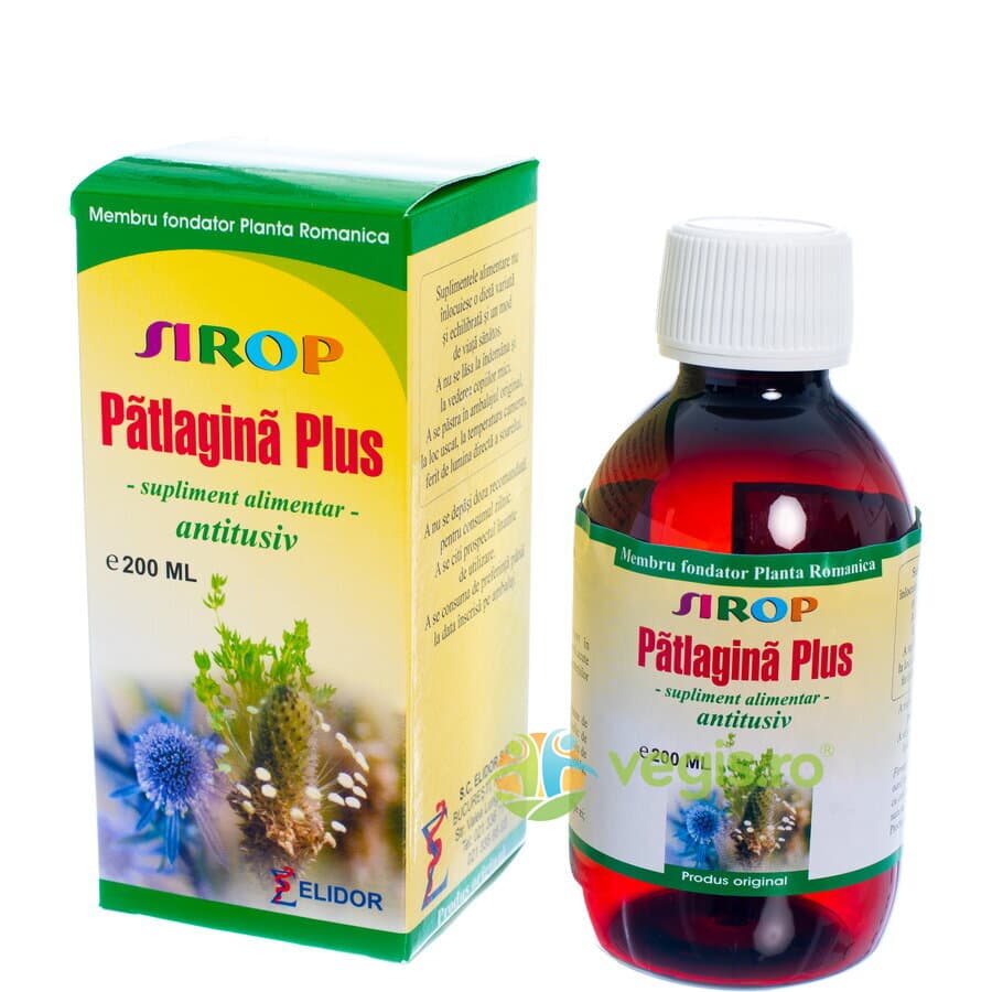 Sirop Patlagina Plus 200ml — reducere 40% de la 29,9 lei la 17,94 lei