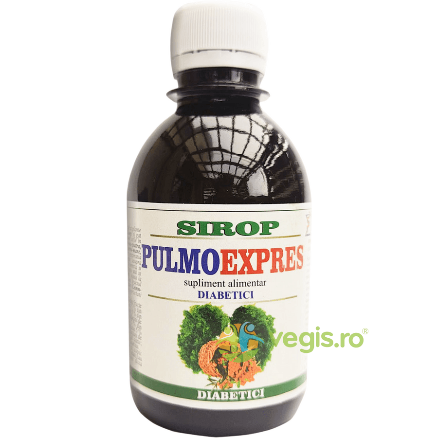 Sirop Pulmoexpres pentru Diabetici 200ml — reducere 30% de la 29,9 lei la 20,93 lei