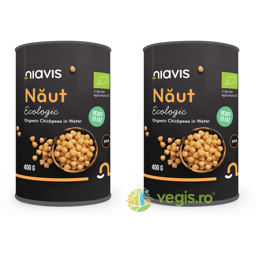 Pachet Naut in Doza Ecologic/Bio 400g+400g — reducere 32% de la 27,81 lei la 18,91 lei