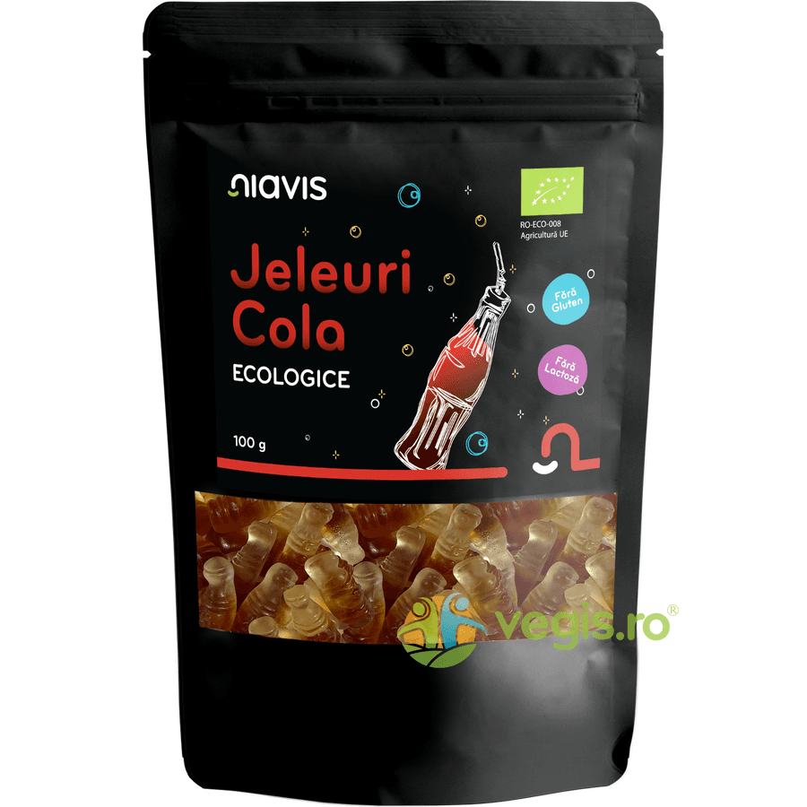 Jeleuri "Cola" fara Gluten si fara Lactoza Ecologice/Bio 100g — reducere 30% de la 23,5 lei la 16,45 lei