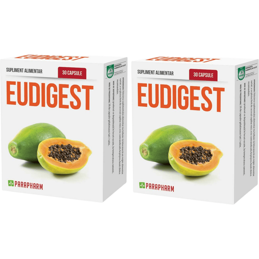 Pachet Eudigest 30cps+30cps — reducere 50% de la 75 lei la 37,5 lei