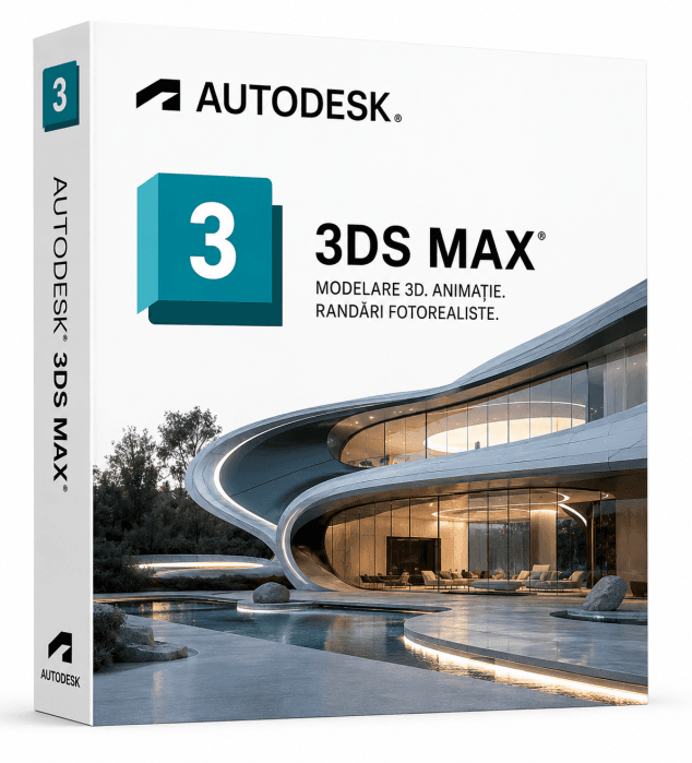 Autodesk 3ds Max , Licenta Comerciala 1 Utilizator 12 Luni — reducere 32% de la 5.200 lei la 3.553,72 lei