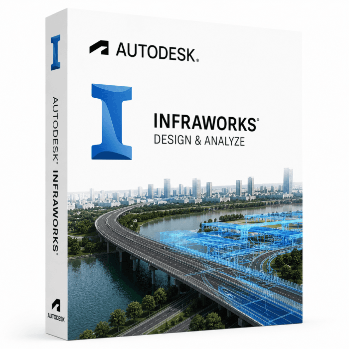 Autodesk InfraWorks , Licenta Comerciala , 1 Utilizator , 1 an — reducere 27% de la 4.400 lei la 3.223,14 lei