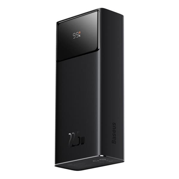 Baterie Externa Baseus EnerFill FP41, 30000mAh, 22.5W, QC + PD, 1 x USB-C - 2 x USB-A, Neagra — reducere 22% de la 229,99 lei la 179,99 lei