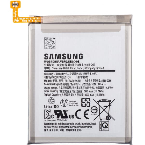 Acumulator Samsung Galaxy A10e A102 / A20e A202, EB-BA202ABU, Swap GH82-20188A — reducere 29% de la 97,99 lei la 69,99 lei