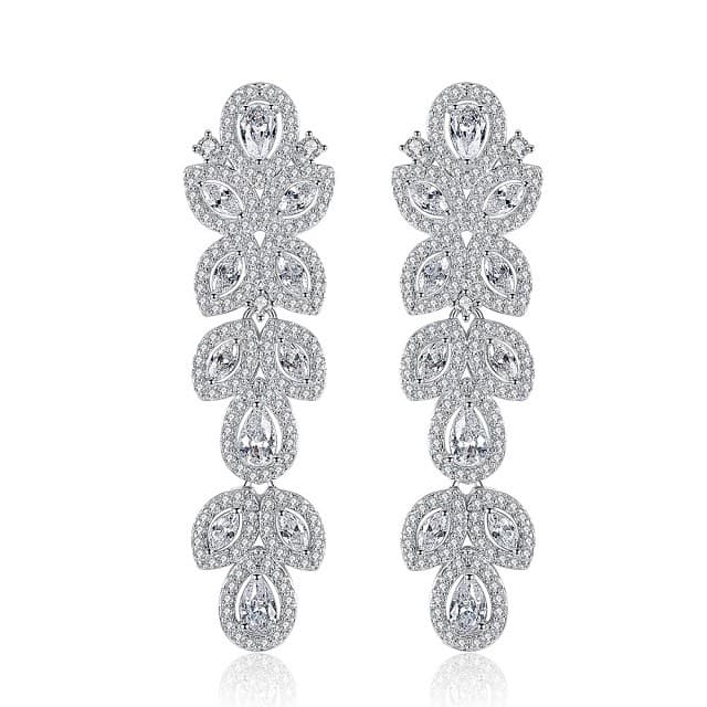 Cercei candelabru cristale Precious — reducere 15% de la 165 lei la 140 lei