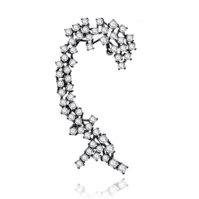 Cercel ear cuff negru Estelle — reducere 20% de la 65 lei la 52 lei