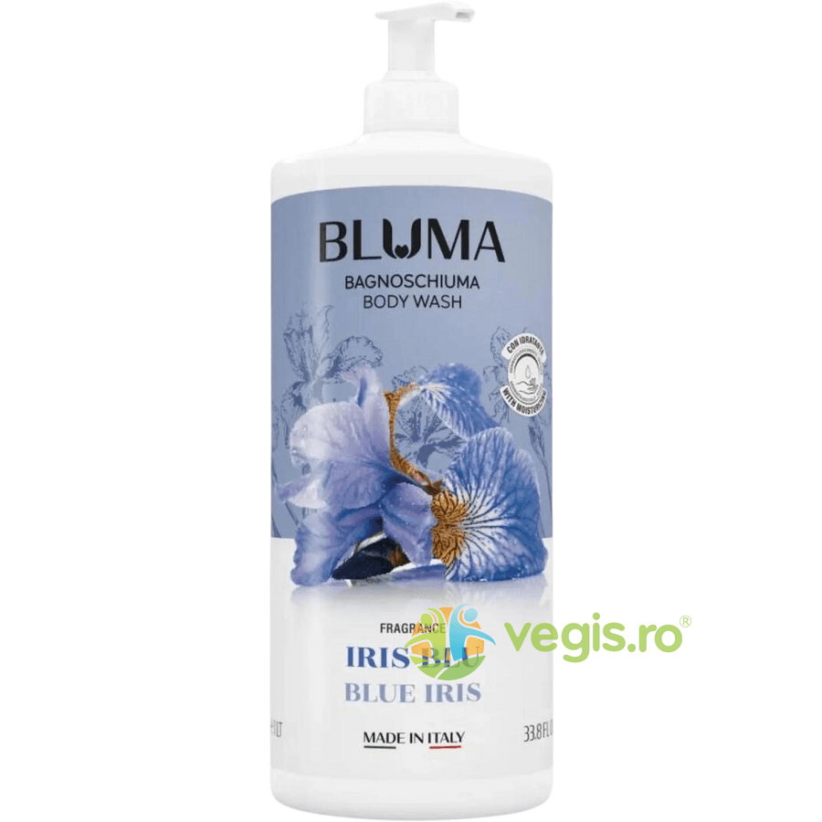 Gel de Dus Cremos cu Parfum de Iris Albastru 1L — reducere 29% de la 37 lei la 26,3 lei