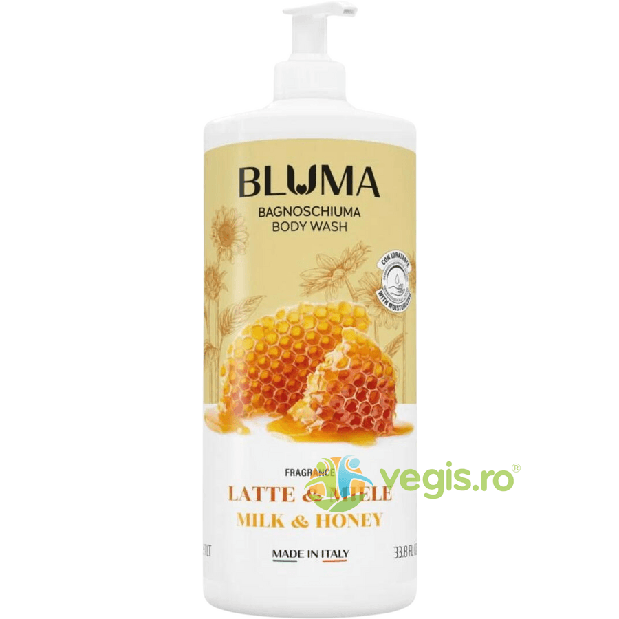 Gel de Dus Cremos cu Parfum de Lapte si Miere 1L — reducere 45% de la 37 lei la 20,49 lei