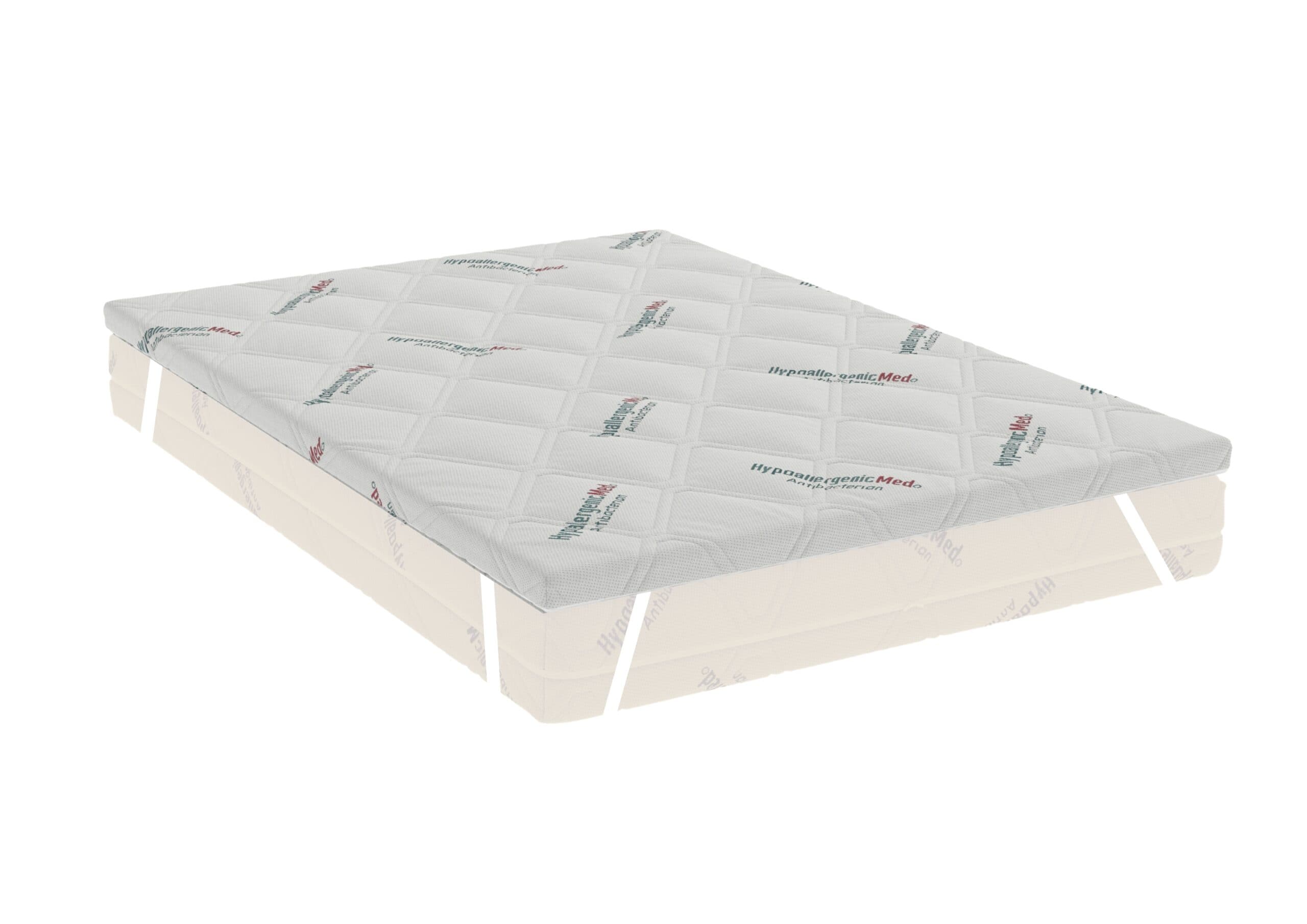 Topper HypoallergenicMed Antibacteria, 120x200x7, cu elastic, husa detasabila, lavabila si certificata Ultra-Fresh Antibacterial™ — reducere 15% de la 410,18 lei la 348,65 lei