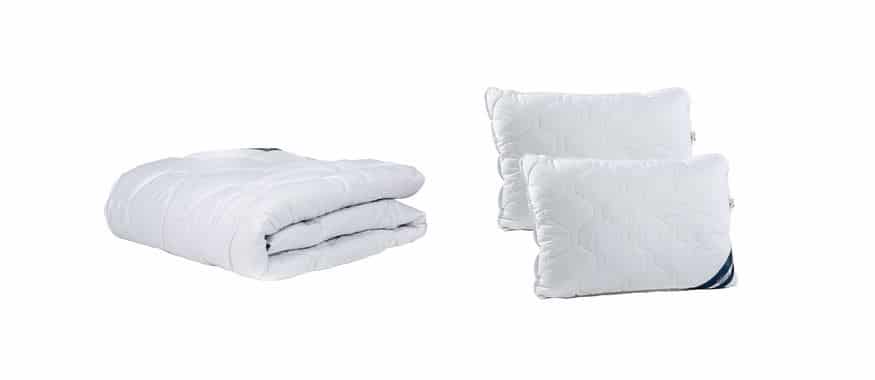 Set pilota de iarna Bumbac Pur Somnart pilota groasa 200x220 cm + 2 perne 50x70 cm — reducere 15% de la 345,53 lei la 293,7 lei