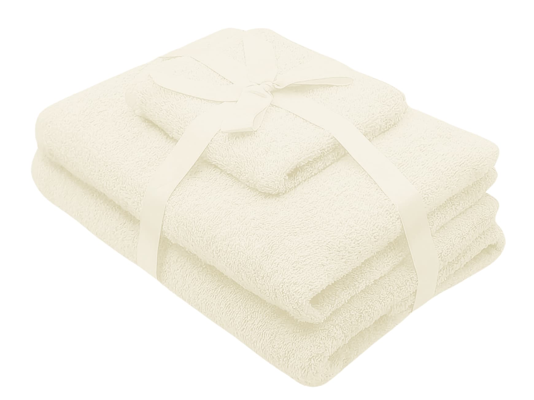 Set prosoape 3 piese 500 gsm (fata, maini, corp) Ivory, SomnART — reducere 33% de la 101,35 lei la 67,57 lei