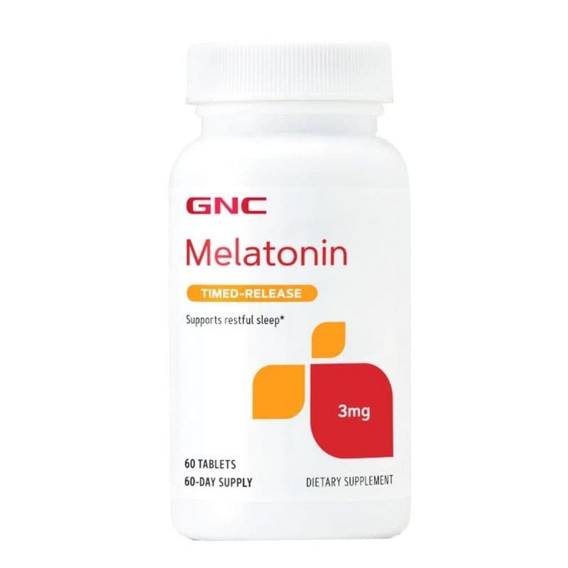 GNC Melatonina, pentru somn odihnitor, 60 tablete — reducere 10% de la 95 lei la 85,5 lei