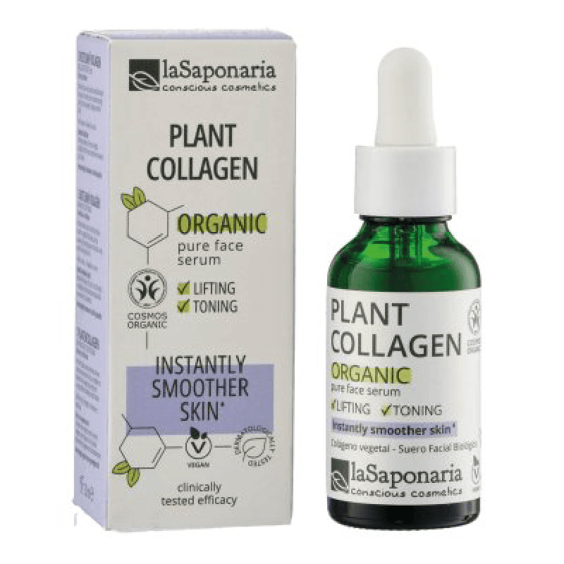 Activ pur cu colagen vegetal, 30 ml, La Saponaria — reducere 25% de la 45,9 lei la 34,43 lei