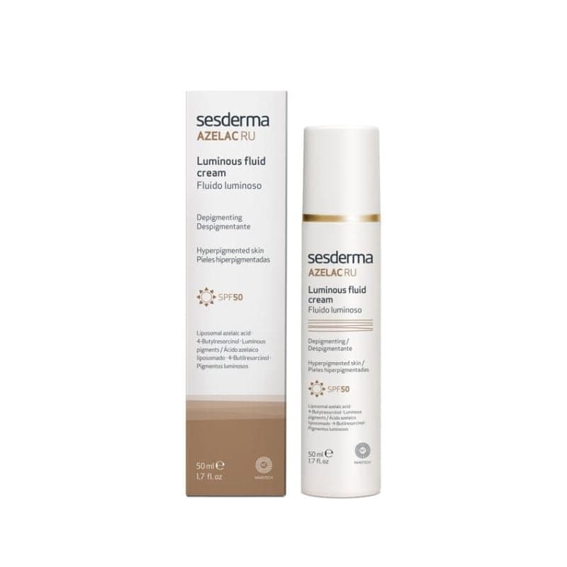 Fluid cu efect de luminozitate SPF50 Azelac RU, 50 ml, Sesderma — reducere 25% de la 180,9 lei la 135,68 lei