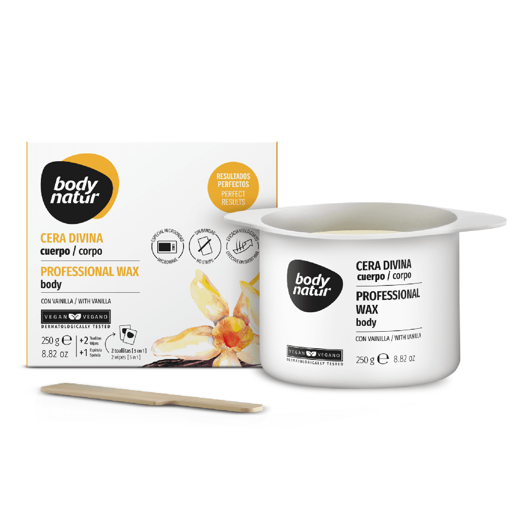 Ceara depilatoare pentru corp, cu parfum de Vanilie, 250g, Body Natur — reducere 20% de la 50 lei la 40 lei