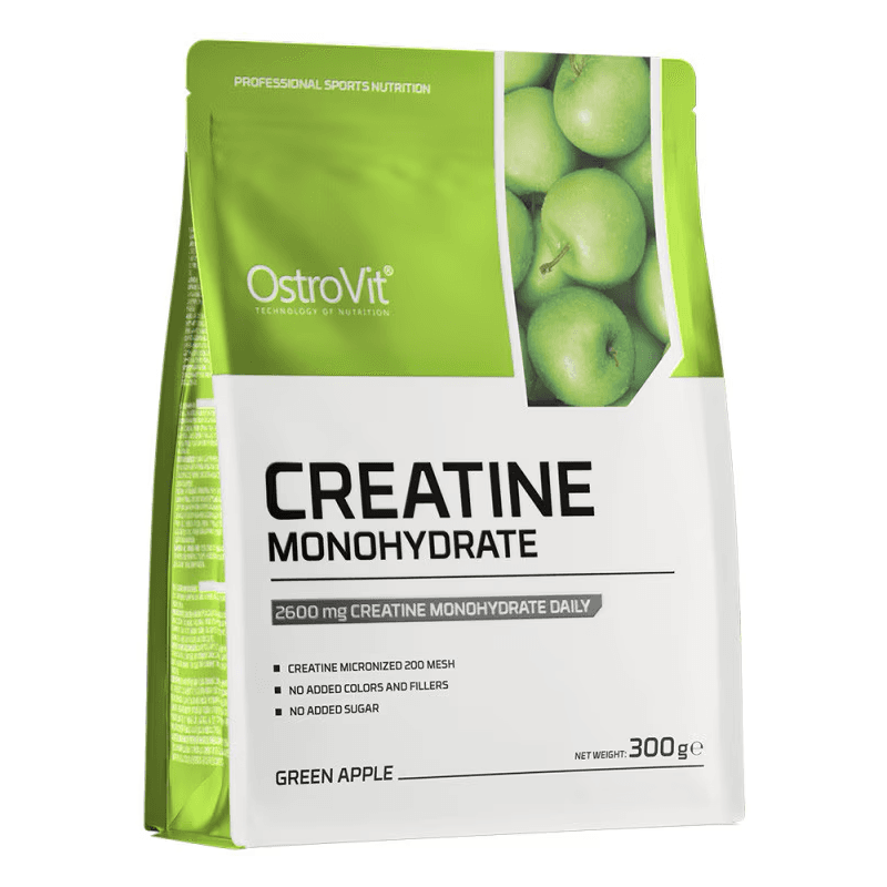 Creatina monohidrata cu aroma de mar verde 300 g, OstroVit — reducere 25% de la 48,4 lei la 36,3 lei