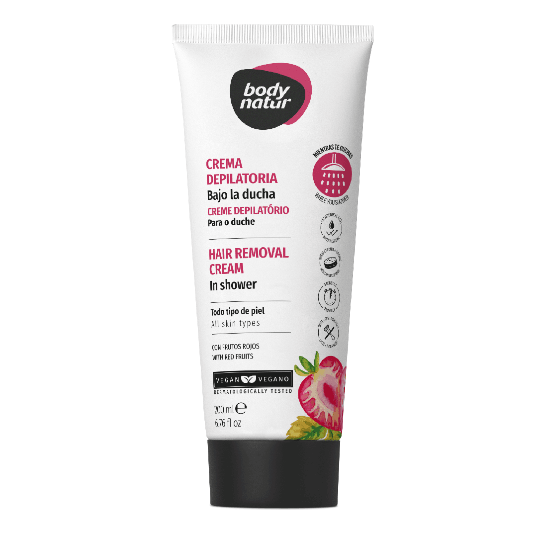 Crema depilatoare pentru utilizare sub dus, 200ml, Body Natur — reducere 20% de la 44 lei la 35,2 lei