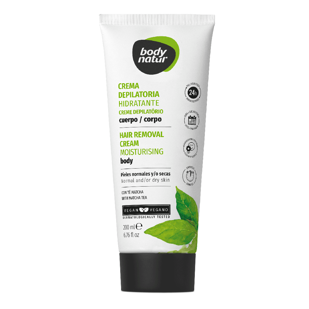 Crema depilatoare pentru piele normala, 200 ml, Body Natur — reducere 20% de la 39 lei la 31,2 lei