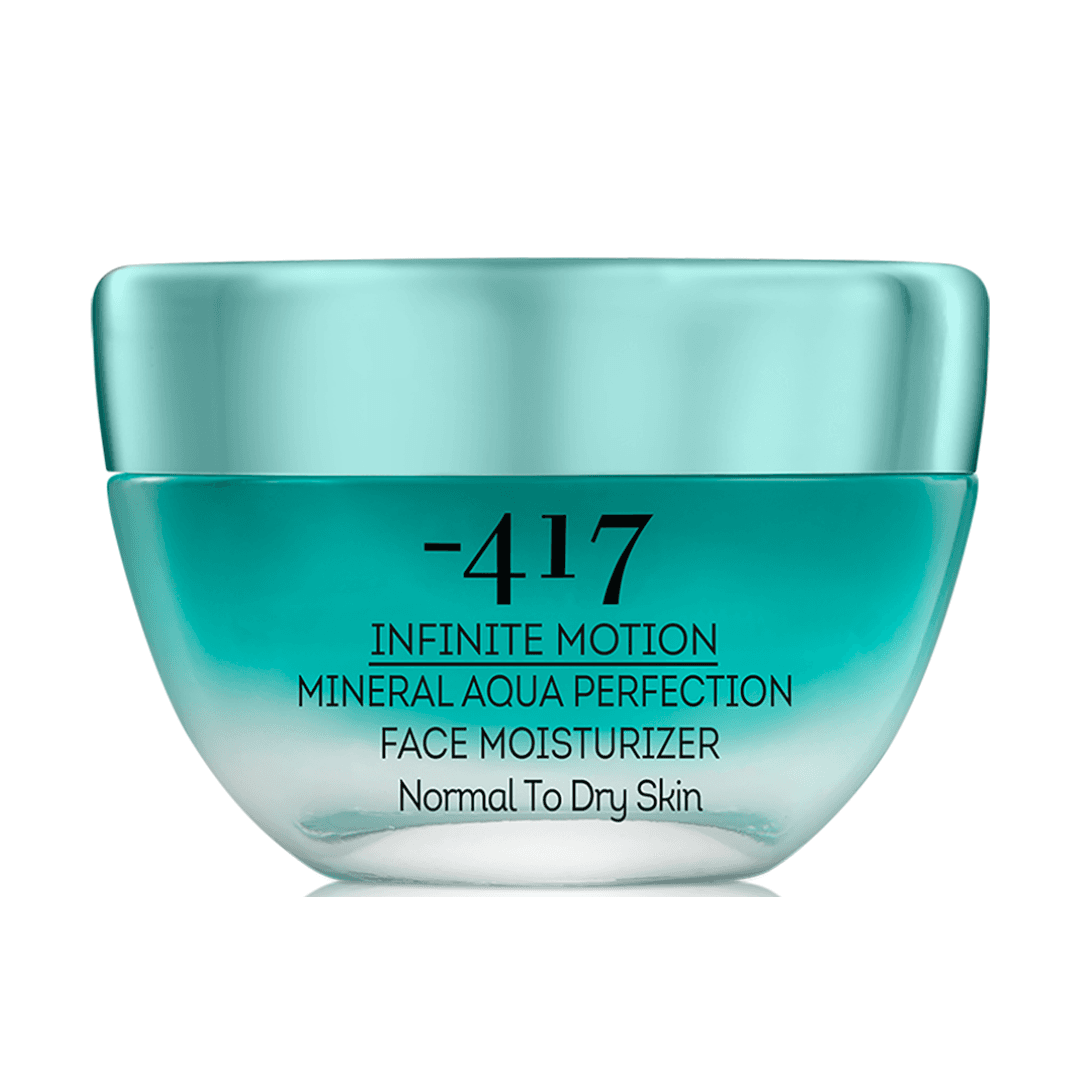 Crema hidratanta pentru ten uscat Mineral Aqua Infinite Motion, 50 ml, Minus 417 — reducere 20% de la 243,9 lei la 195,12 lei