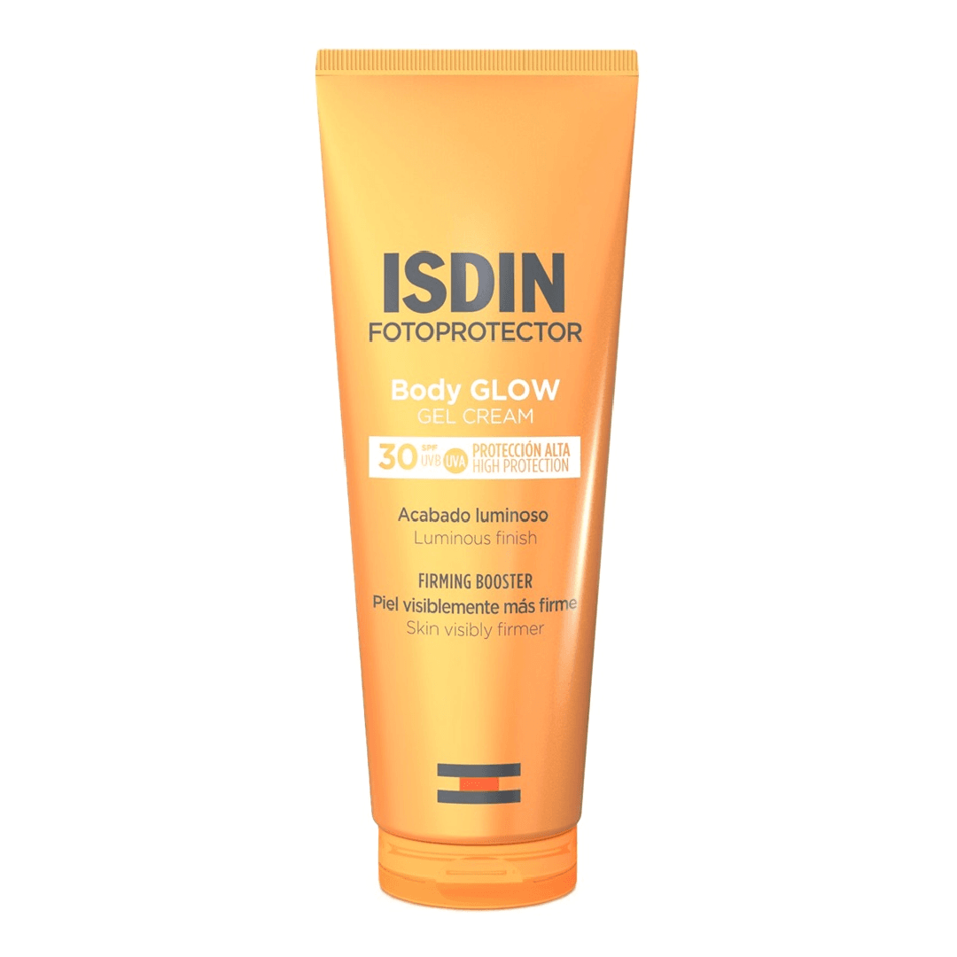 Lotiune iluminatoare cu protectie solara SPF30, Fotoprotector Body Glow, 200 ml, Isdin — reducere 35% de la 153,4 lei la 99,71 lei
