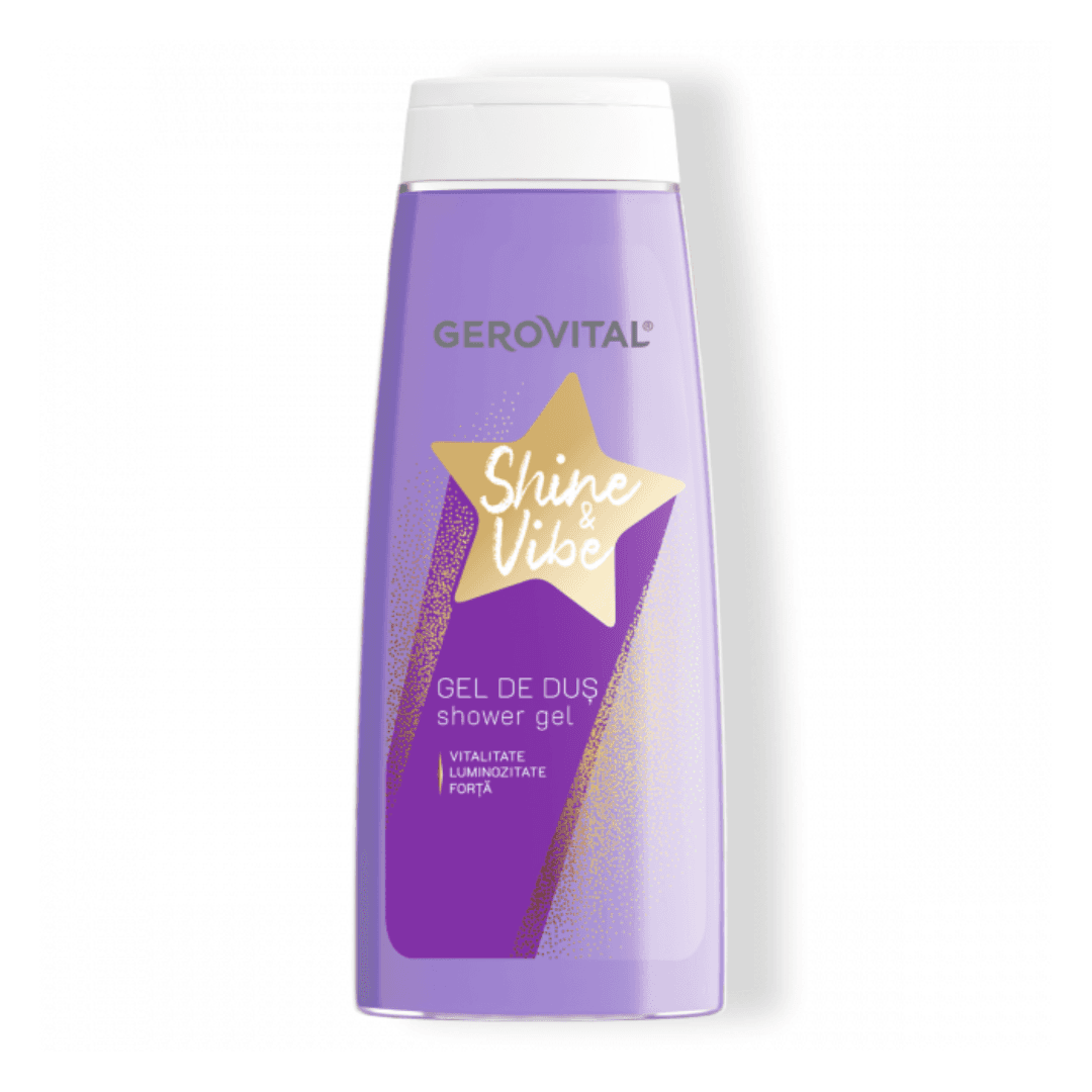 Gel de dus Shine&Vibe, 400ml, Gerovital — reducere 25% de la 21,3 lei la 15,98 lei