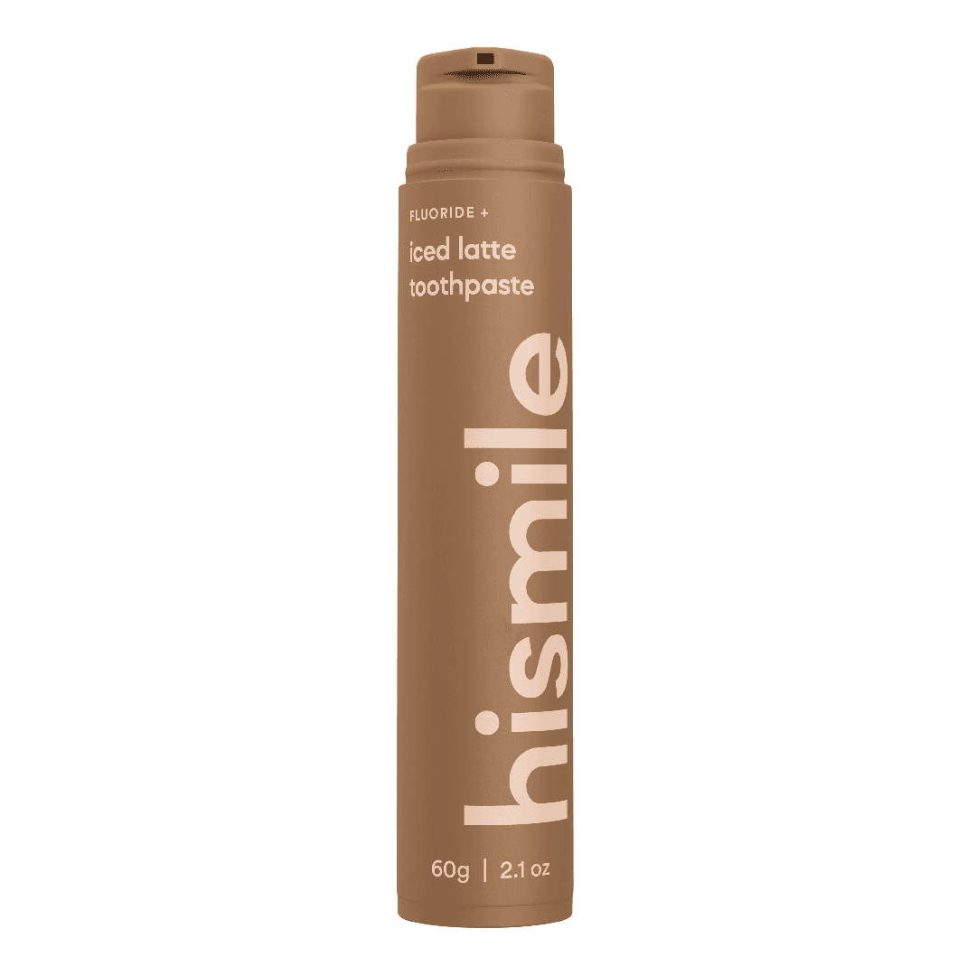 Pasta de dinti Iced Latte, 60 g, Hismile — reducere 25% de la 52,4 lei la 39,3 lei