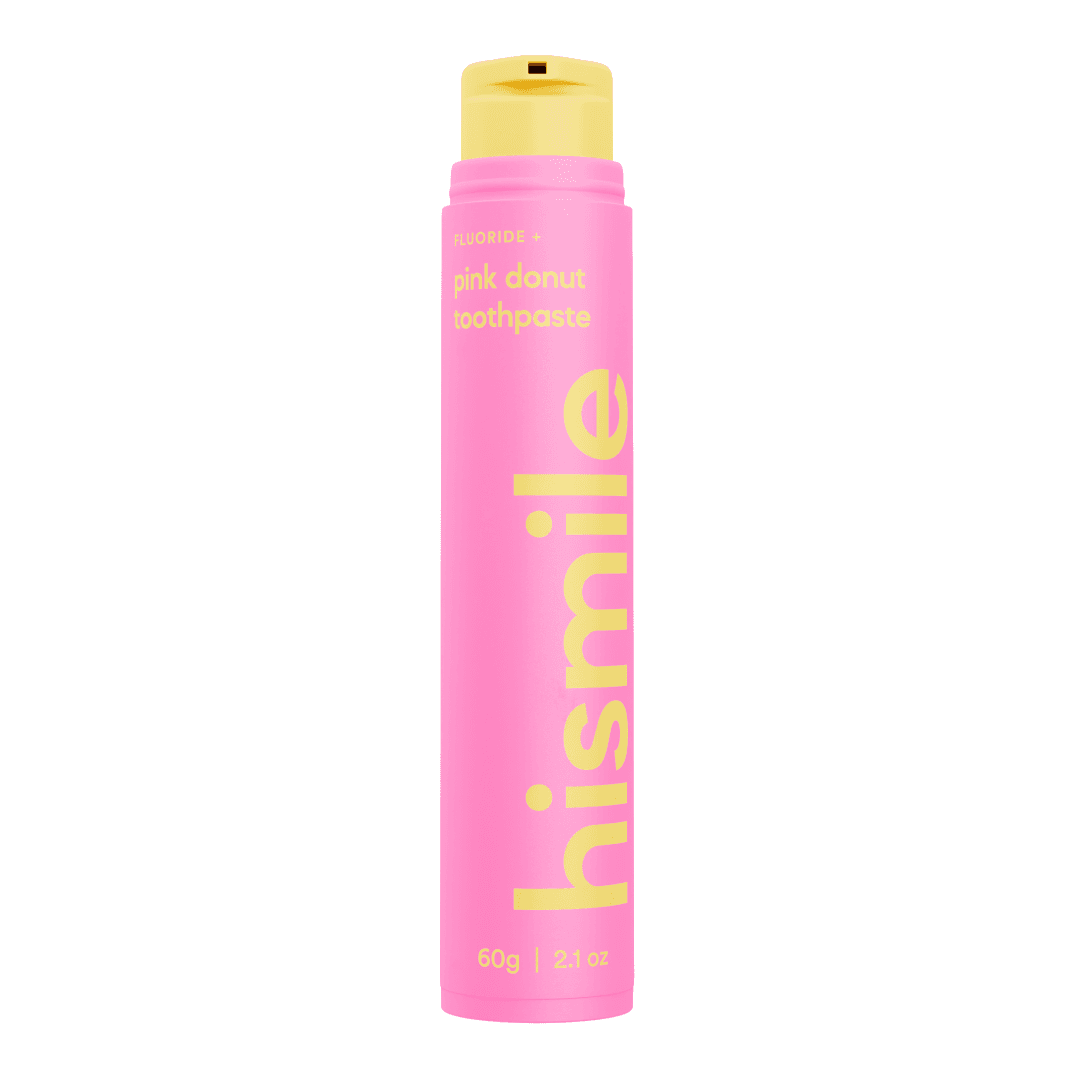 Pasta de dinti Pink Donut, 60 g, Hismile — reducere 25% de la 52,4 lei la 39,3 lei