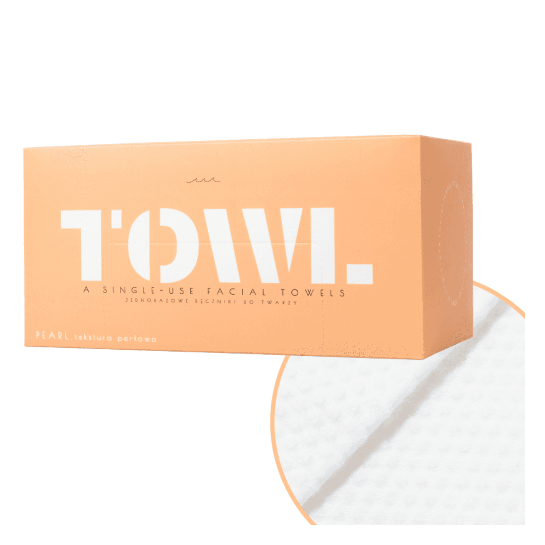 Prosoape faciale de unica folosinta Waffle, 80 bucati, Towl — reducere 10% de la 49,4 lei la 44,46 lei