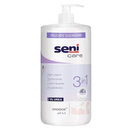 SENI CARE Crema curatare corp 3 in 1 1000 ml — reducere 15% de la 46,4 lei la 39,44 lei