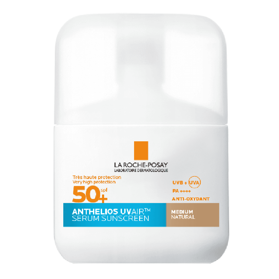 Serum de fata SPF 50+, Nuanta Medie, Anthelios UVAir, 50 ml, La Roche-Posay — reducere 25% de la 111,9 lei la 83,93 lei