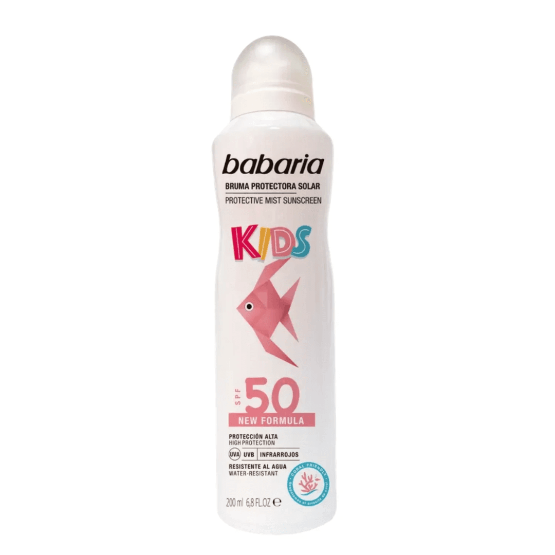 Spray pentru copii cu protectie solara SPF 50 Kids, 200 ml, Babaria — reducere 20% de la 80,9 lei la 64,72 lei