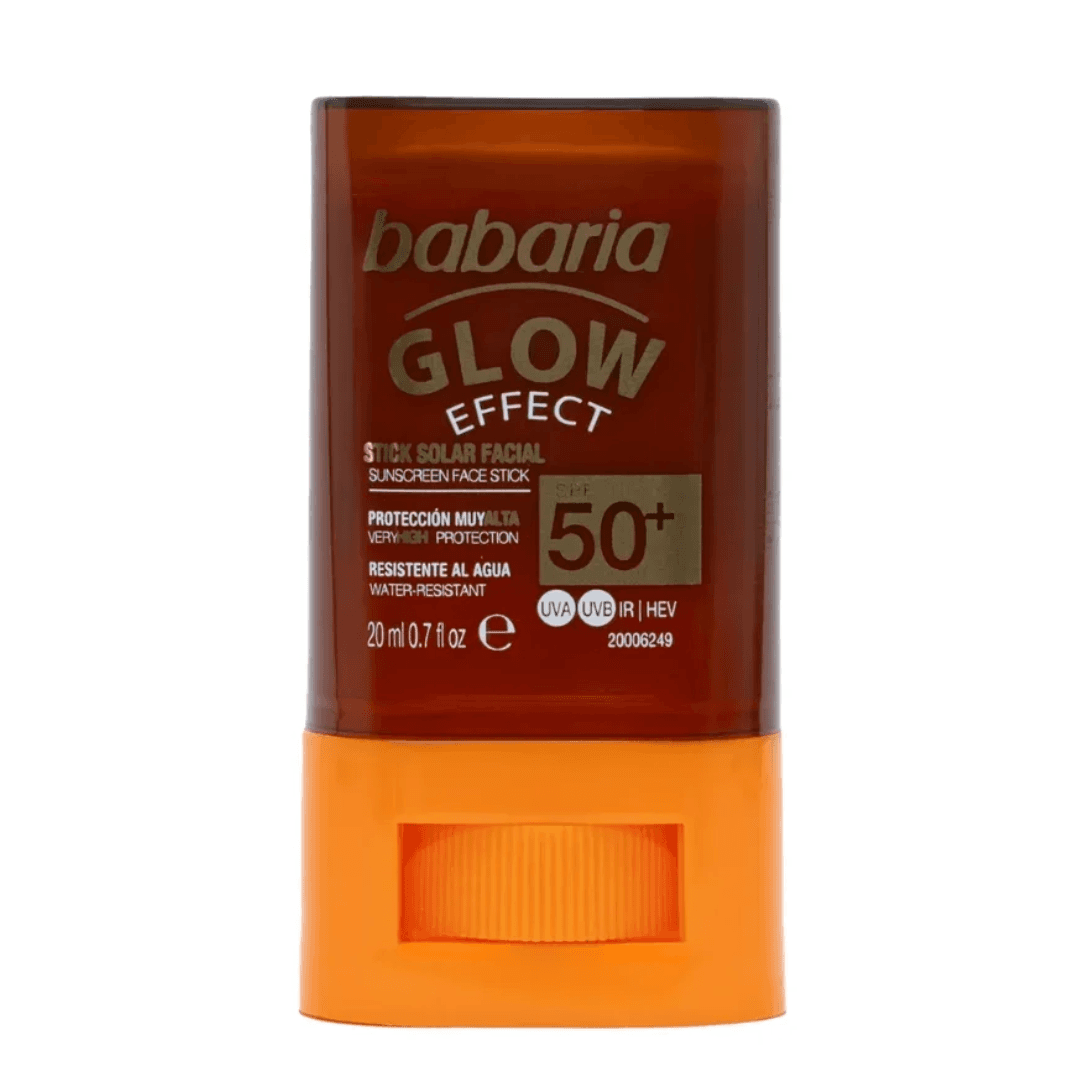 Stick pentru fata cu protectie solara SPF 50+ Glow Effect, 20 ml, Babaria — reducere 20% de la 64,4 lei la 51,52 lei
