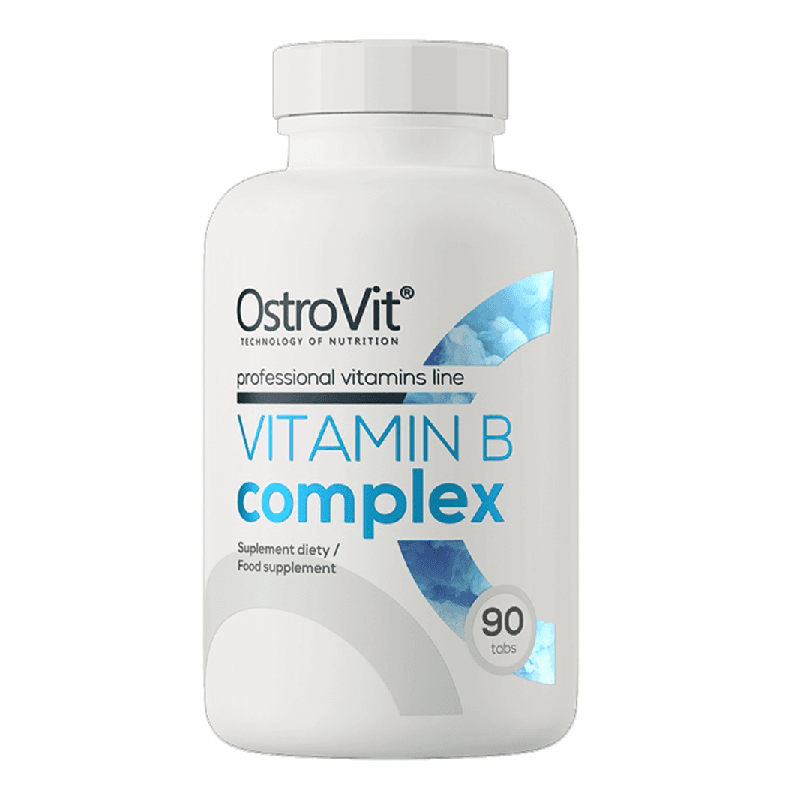 Vitamina B Complex, 90 tablete, OstroVit — reducere 20% de la 24,4 lei la 19,52 lei